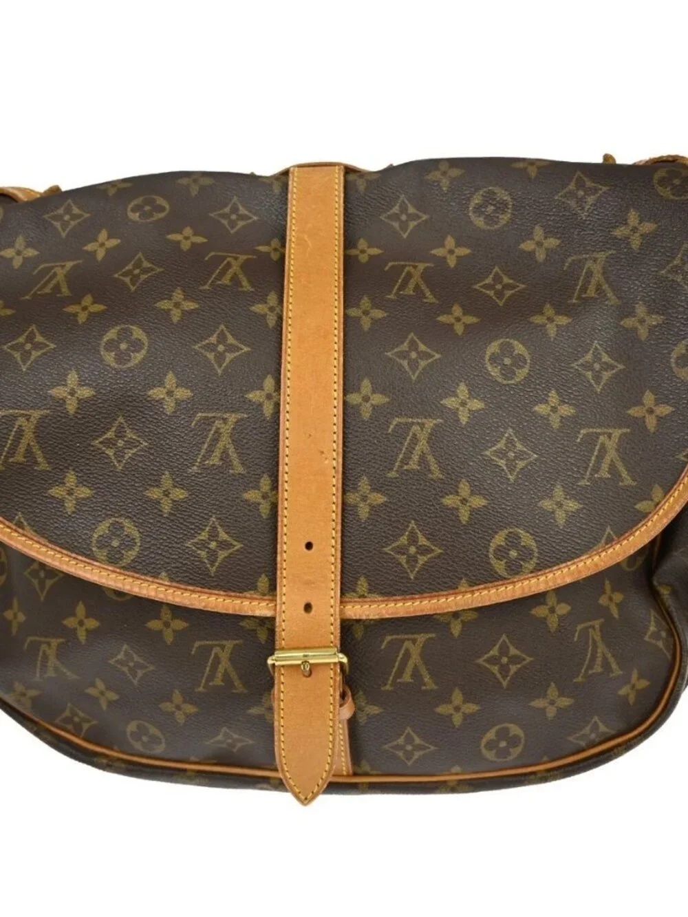 LOUIS VUITTON SAUMUR 35 SHOULDER BAG MONOGRAM M42254 MB0967 YQ06325 - Picture 2 of 15